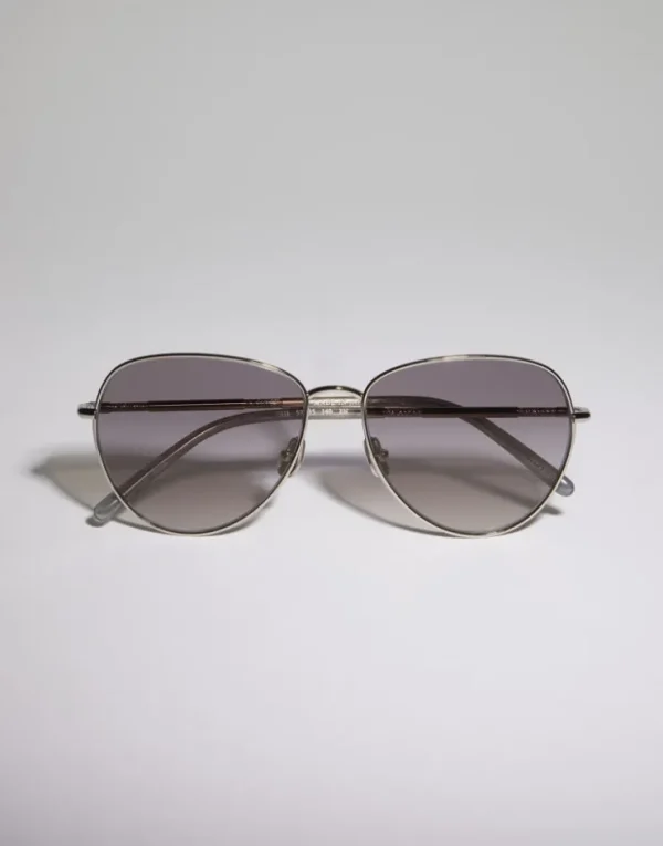 Brunello Cucinelli Sonnenbrille Timeless Reflections aus Titan | Damen Brillen | Brillen Damen