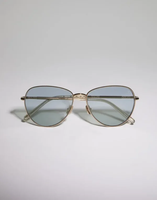 Brunello Cucinelli Sonnenbrille Timeless Reflections aus Titan | Damen Brillen | Brillen Damen