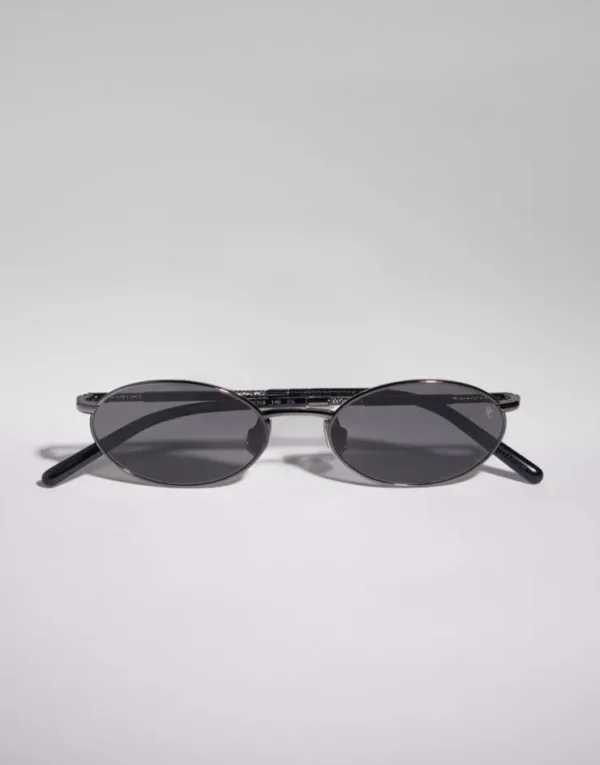 Brunello Cucinelli Sonnenbrille Timeless Reflections aus Titan | Damen Brillen | Brillen Herren