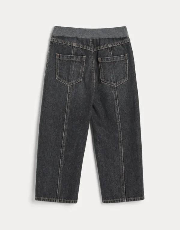 Brunello Cucinelli Straight-Hose aus Authentic-Denim mit Monili | Kinder Hosen & Röcke