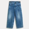 Brunello Cucinelli Straight-Hose aus Soft-Denim mit Monili | Kinder Hosen & Röcke