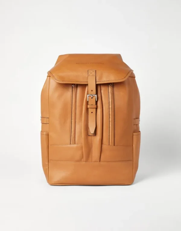 Brunello Cucinelli Street-Rucksack aus Rindsleder | Herren Taschen