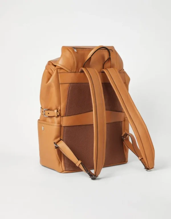 Brunello Cucinelli Street-Rucksack aus Rindsleder | Herren Taschen