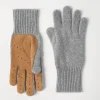 Brunello Cucinelli Strickhandschuhe aus Kaschmir mit Handinnenseite aus Veloursleder | Herren Weitere Accessoires