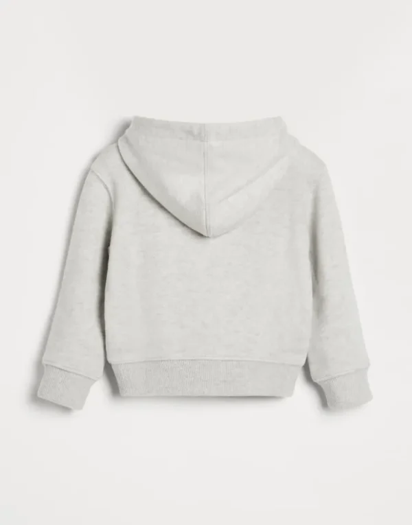 Brunello Cucinelli Sweatjacke aus Kaschmir mit Reißverschluss und Kapuze | Kinder Kleidung (2-6 Jahre)