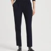 Brunello Cucinelli Tailored Jogger-Hose aus Crêpe-Cady in Seide und Azetat | Damen Hosen