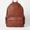 Brunello Cucinelli Travel-Rucksack aus genarbtem Kalbsleder | Herren Taschen