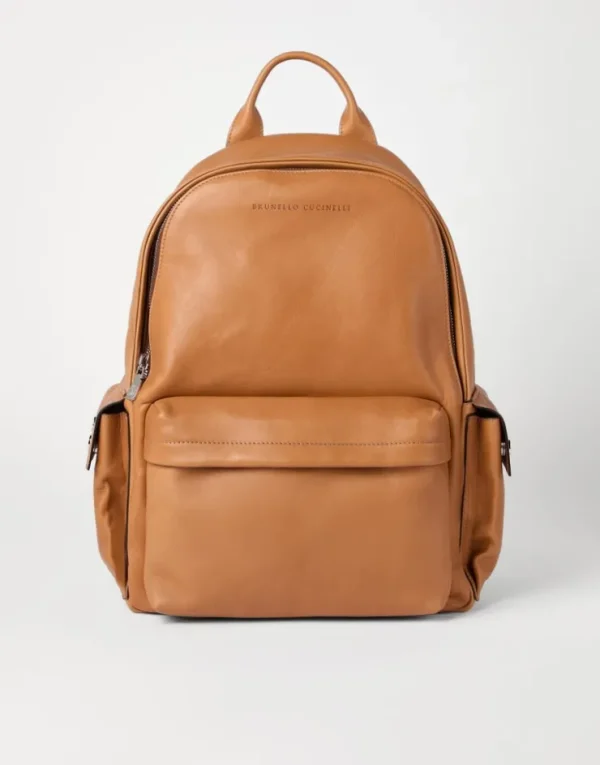 Brunello Cucinelli Travel-Rucksack aus Rindsleder | Herren Taschen