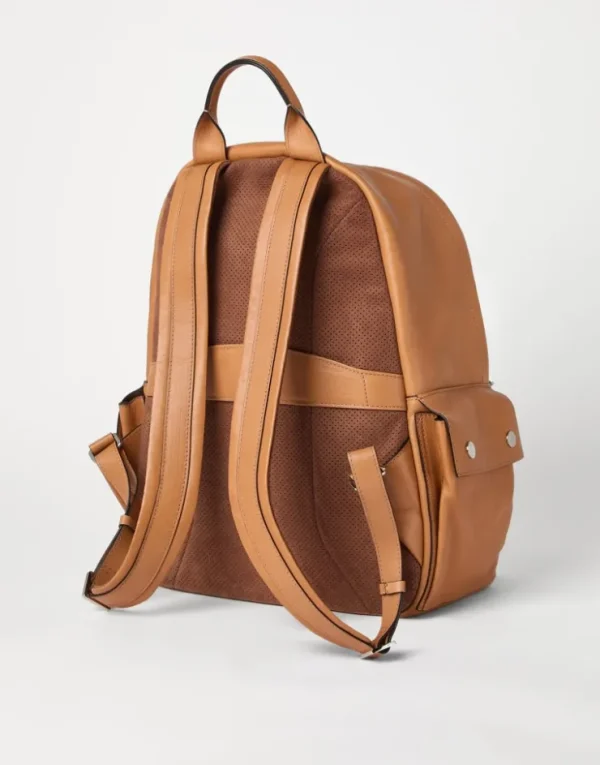 Brunello Cucinelli Travel-Rucksack aus Rindsleder | Herren Taschen