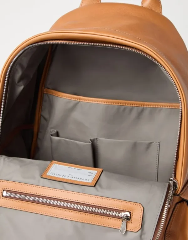 Brunello Cucinelli Travel-Rucksack aus Rindsleder | Herren Taschen