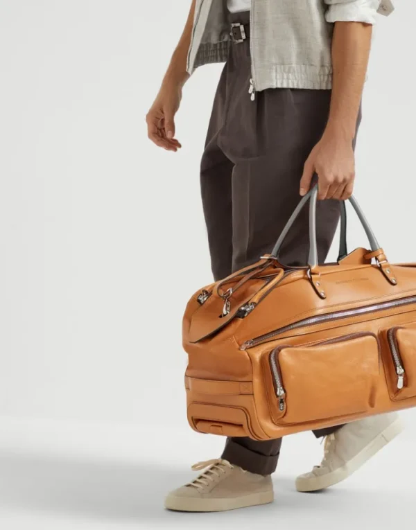 Brunello Cucinelli Trolley Bag aus Rindsleder | Herren Taschen