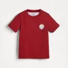 Brunello Cucinelli T-Shirt aus Baumwolljersey mit Surf-Print | Kinder T-shirts & Hemden