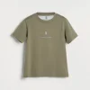 Brunello Cucinelli T-Shirt aus Baumwolljersey mit Print | Kinder T-shirts & Hemden