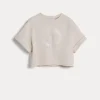 Brunello Cucinelli T-Shirt aus Baumwolljersey mit Print | Kinder T-shirts & Hemden