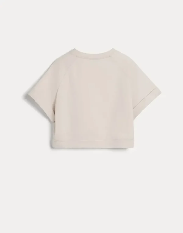 Brunello Cucinelli T-Shirt aus Baumwolljersey mit Print | Kinder T-shirts & Hemden