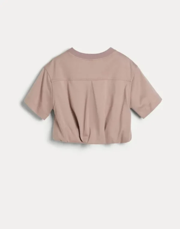 Brunello Cucinelli T-Shirt aus Baumwolljersey mit Monili | Kinder T-shirts & Hemden