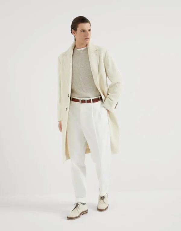 Brunello Cucinelli Tweedpullover aus Soft-Schurwolle und Kaschmir | Herren Strickwaren