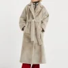 Brunello Cucinelli Wendemantel in Shearling mit Shiny Detail | Damen Mäntel & Jacken