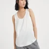 Brunello Cucinelli Wende-Top aus Seidensatin mit Stretch | Damen T-shirts & Tops